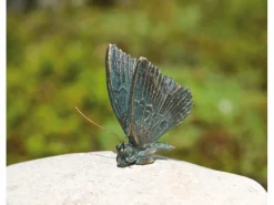 Deko-Figur Schmetterling auf Rosariofindling 12 cm*