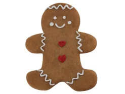 Deko-Weihnachtsfigur Pfefferkuchenbaby 14,5 cm Braun-Weiß* Clearance