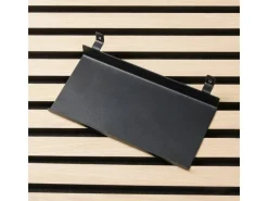 Denpanels Balkonmöbel|Regal schwarz für Akustikpaneel 20 cm inkl. Schrauben