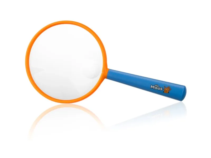 DieMaus Outdoor-Spielzeug|Lupe für Kinder Orange-Blau