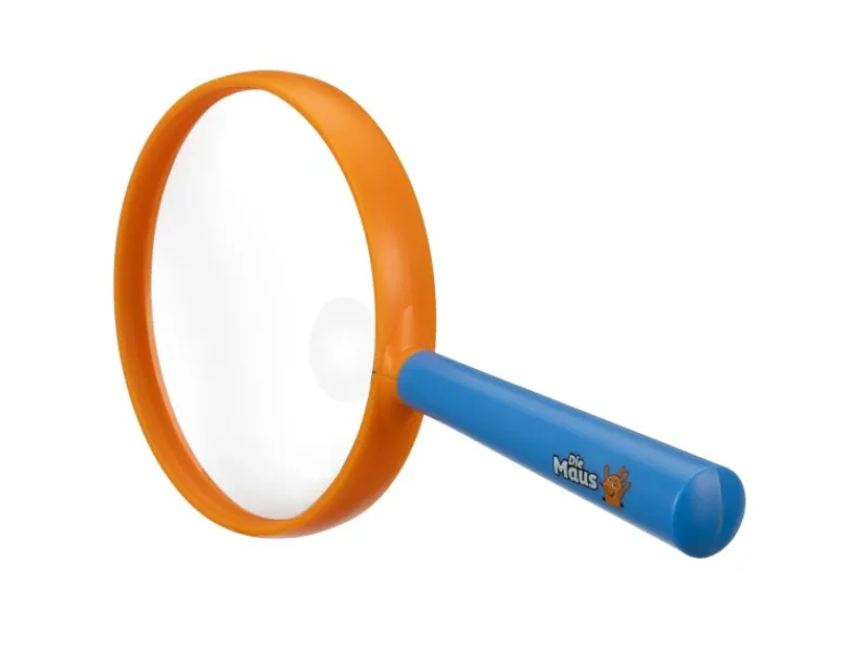 DieMaus Outdoor-Spielzeug|Lupe für Kinder Orange-Blau