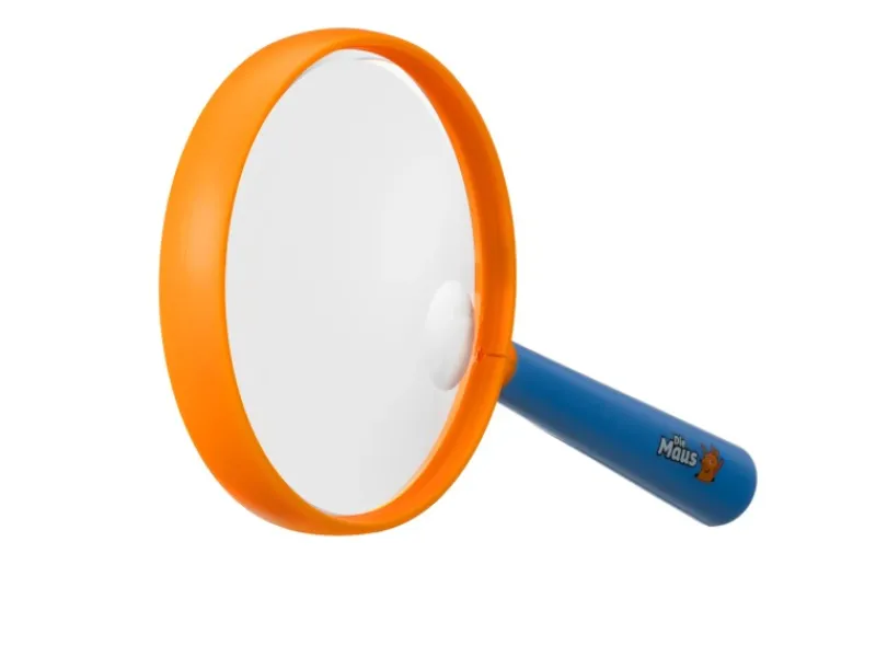 DieMaus Outdoor-Spielzeug|Lupe für Kinder Orange-Blau
