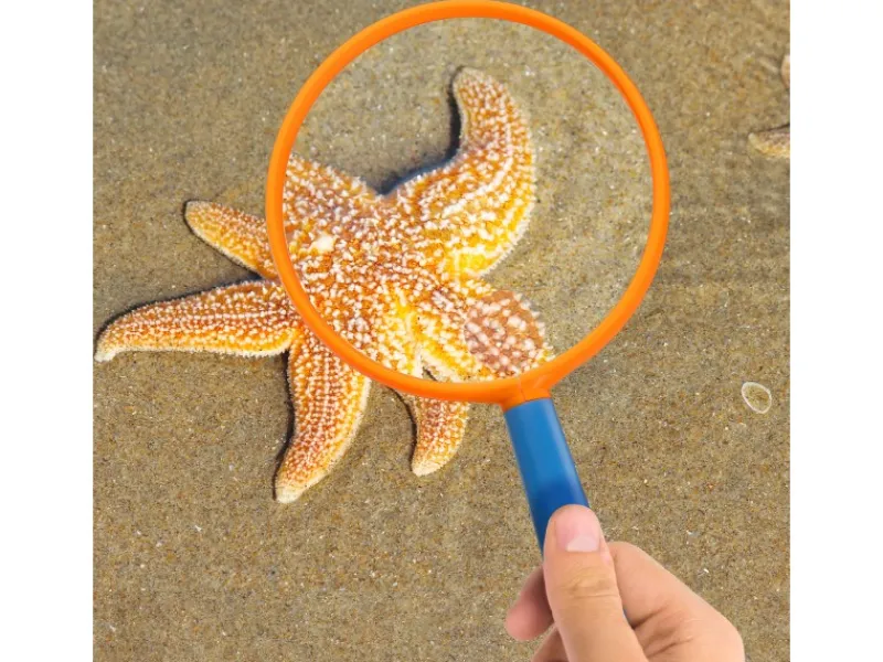 DieMaus Outdoor-Spielzeug|Lupe für Kinder Orange-Blau