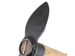 Doppelhacke in Herzform aus Borstahl mit Holzstiel*D&O