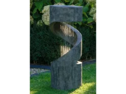 Design-Gartenbrunnen XL Spiralförmig inkl. Pumpe und LED*Dobar Clearance