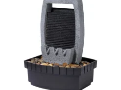 Design-Zimmerbrunnen in Steinoptik mit Deko-Steinen, Wasserspiel und Pumpe*Dobar