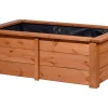 Gartenteich Kubus inkl. Teichfolie Kiefer Braun 120 x 72 x 42 cm FSC®*Dobar Sale