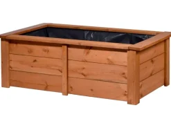 Gartenteich Kubus inkl. Teichfolie Kiefer Braun 120 x 72 x 42 cm FSC®*Dobar Sale