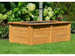 Gartenteich Kubus inkl. Teichfolie Kiefer Braun 120 x 72 x 42 cm FSC®*Dobar Sale