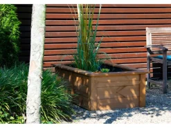 Gartenteich Kubus inkl. Teichfolie Kiefer Braun 120 x 72 x 42 cm FSC®*Dobar Sale