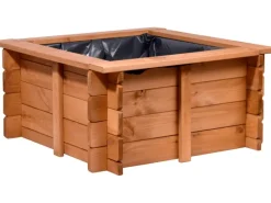 Gartenteich Square inkl. Teichfolie Kiefer Braun  78 x 78 x 42 cm FSC®*Dobar Best