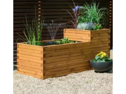 Gartenteich Superb inkl. Teichfolie Kiefer Braun 180 x 78 x 80 cm FSC®*Dobar Hot