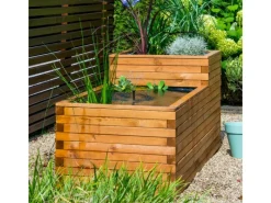 Gartenteich Superb inkl. Teichfolie Kiefer Braun 180 x 78 x 80 cm FSC®*Dobar Hot