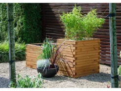 Gartenteich Superb inkl. Teichfolie Kiefer Braun 180 x 78 x 80 cm FSC®*Dobar Hot