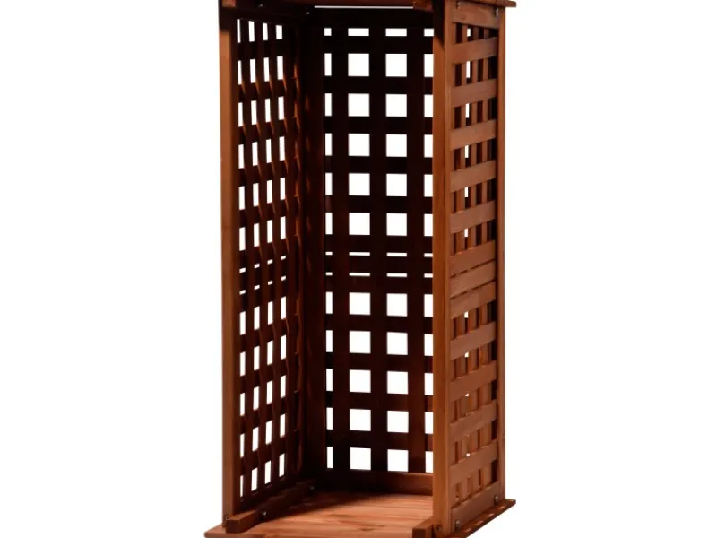 Dobar Kaminholzregale|Kaminholzregal 29097FSC Kiefernholz 39 cm x 39 cm x 85 cm FSC®