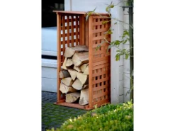 Dobar Kaminholzregale|Kaminholzregal 29097FSC Kiefernholz 39 cm x 39 cm x 85 cm FSC®