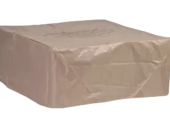 Outdoor-Feuerschale mit Gasflamme Madero 70 cm x 70 cm x 30 cm Braun*Dobar Best