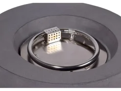 Outdoor-Feuerschale mit Gasflamme Calido Ø 60 cm Grau*Dobar