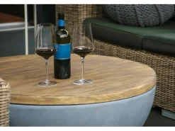 Outdoor-Feuerschale mit Gasflamme Lunar Ø 90 cm Grau*Dobar Clearance