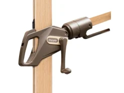 Doppler Sonnenschirme|Ampelschirm Alu Wood 300 cm x 220 cm mit Kurbelmechanik