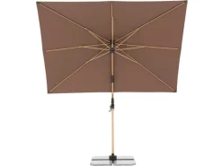 Doppler Sonnenschirme|Ampelschirm Alu Wood 300 cm x 220 cm mit Kurbelmechanik
