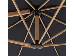 Doppler Sonnenschirme|Ampelschirm Alu Wood 300 cm x 220 cm mit Kurbelmechanik