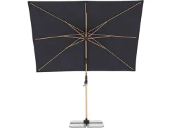 Doppler Sonnenschirme|Ampelschirm Alu Wood 300 cm x 220 cm mit Kurbelmechanik
