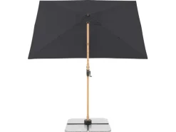 Doppler Sonnenschirme|Ampelschirm Alu Wood 300 cm x 220 cm mit Kurbelmechanik