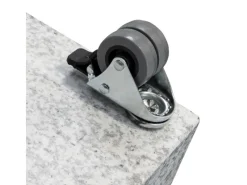 Granitplatte 80 x 80 x 140 cm für Pendelschirme rollbar*Doppler Hot