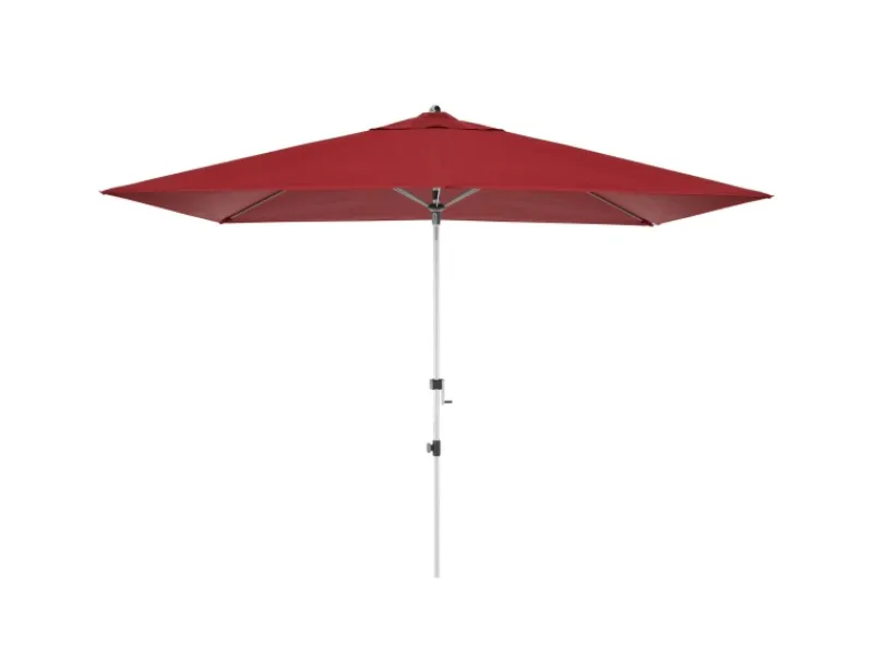 Doppler Sonnenschirme|Marktschirm Expert 200 cmx 300 cm Bordeaux mit Kurbelmechanik