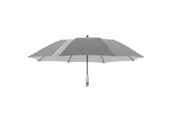 Doppler Balkonsichtschutz|Marktschirm Expert Ø 156 cm Anthrazit mit Handöffner