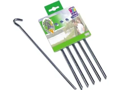 Happy People Campingzubehör|Pavillons|Dreikant-Heringe 30 cm 5 Stück