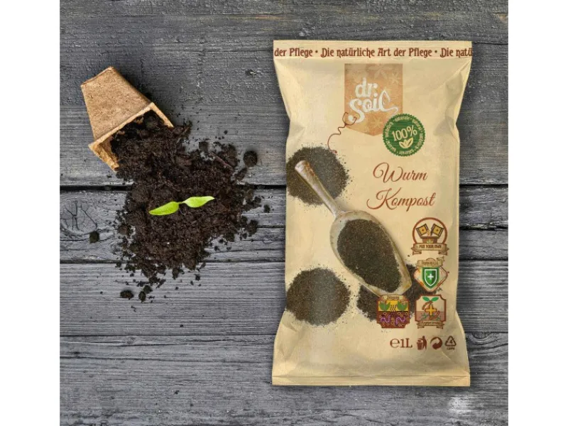 Dr.Soil Hydrokultur|Biohumus 1L Beutel