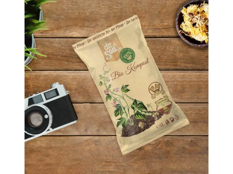 Kompost zur Anreicherung von nährstoffarmen Böden im 1L Beutel*Dr.Soil Sale