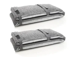 2 Bierbank Auflagen zum Wenden 220 x 25 x 2 cm inkl. 12 Bodenschoner*DuneDesign Clearance