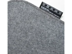 Eckiges Sitzkissen aus Filz 35 x 35 cm 8 mm Stark in Hellem Grau*DuneDesign Outlet