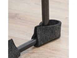 DuneDesign Gartenmöbel-Sets|12er Set Filz Bodenschoner für Bierzeltgarnitur Grau