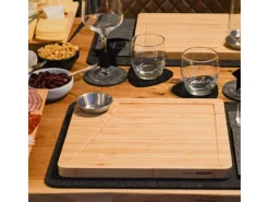 Raclette Teller Set mit Dipschale für 6 Personen 30 x 25 cm*DuneDesign Online