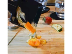 Raclette Teller Set mit Dipschale für 6 Personen 30 x 25 cm*DuneDesign Online