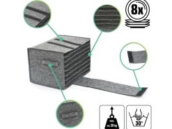 Wohnmobil Tellerhalter für 8 Teller Anthrazit*DuneDesign Hot