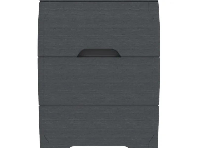 Durabox 270 l Aufbewahrungsbox Anthrazit BxHxT: 117 cm x 56 cm x 45cm*Duramax