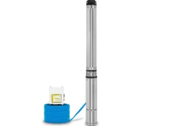 Eberth Brunnenpumpe|4" Tiefbrunnenpumpe 1100W 1-1/2" Förderhöhe max. 74m