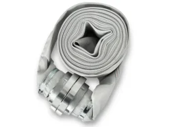 Eberth Schlauch Kupplungen|Gartenschlauchwagen|3 Zoll Feuerwehrschlauch Flachschlauch mit Storz 75-B Kupplung Länge 10m