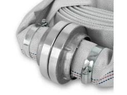 Eberth Gartenschlauchwagen|Schlauch Kupplungen|2 Zoll Feuerwehrschlauch Flachschlauch mit Storz 52-C Kupplung Länge 10m