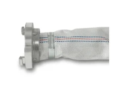 Eberth Gartenschlauchwagen|Schlauch Kupplungen|2 Zoll Feuerwehrschlauch Flachschlauch mit Storz 52-C Kupplung Länge 10m