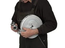 Eberth Wasserpumpe|Schlauch Kupplungen|1 Zoll Feuerwehrschlauch Flachschlauch mit Storz 25-D Kupplung Länge 30m