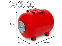 Ausdehnungsgefäß 50L 6 bar Druckerhöhungsanlage 1 Zoll Anschluss*Eberth