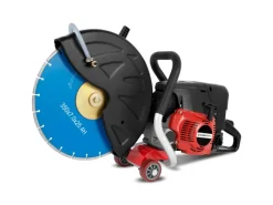 Eberth Kettensägen|Benzin Trennschleifer Motorflex 350mm Trennscheibe 2-Takt Motor mit 3 kW