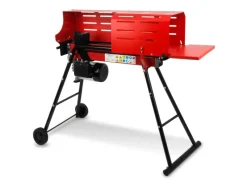 Eberth Holzspalter|Hydraulik Holzspalter Elektrisch 2200W mit 7t Spaltkraft und Käfig Stand