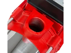 Eberth Wasserpumpe|Mehrstufige Gartenpumpe 2400L/h 4 bar 370W Edelstahl 8m Ansaughöhe 1 Zoll